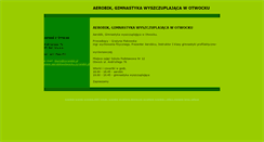 Desktop Screenshot of aerobikwotwocku.zyrandol.pl
